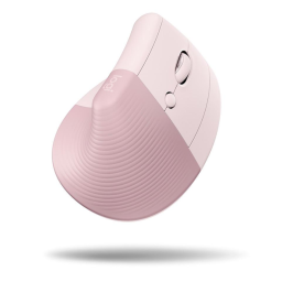 MOUSE OPTICO SEM FIO ERGONOMICO VERTICAL LIFT ROSE LOGITECH