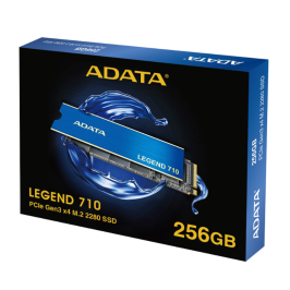 SSD ADATA LEGEND 256GB 710 M.2 2280 NVME PCIE GEN 3 X4 LEITURA 2400MB/S GRAVACAO 1800MB/S - ALE…