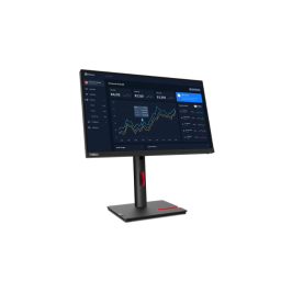 MONITOR LENOVO 21,5 FHD IPS T22I-30 - VGA / HDMI / DP 1.2 / HUB USB / AJUSTE DE ALTURA / PIVOT / 99 SRGB