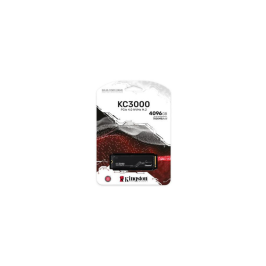 SSD KINGSTON 4TB KC3000 M.2 2280 NVME PCIE 4.0 LEITURA 7000MB/S GRAVACAO 7000MB/S - SKC3000D/4096G
