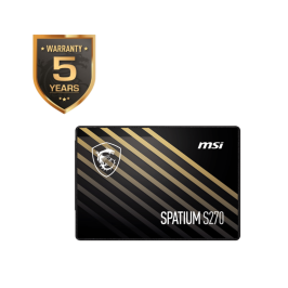 SSD MSI SPATIUM 480GB S270 SATA3 2,5 7MM LEITURA 500MB/S GRAVACAO
