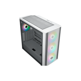 GABINETE GAMER MICRO ATX/ ATX/ ITX/ E-ATX SEM FONTE MASTERBOX 600 BRANCO COOLER MASTER