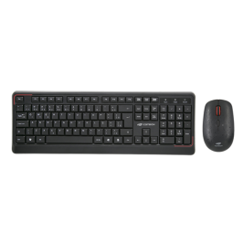 KIT TECLADO E MOUSE SEM FIO K-W70BK PRETO C3TECH