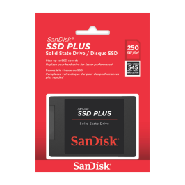 SSD SANDISK 250GB PLUS SATA3 2.5 7MM SDSSDA-250G-G28 SDSSDA-250G