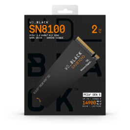 内蔵型SSD M.2 SSD 2TB WD_BLACK SN8100 PCIe5.0 Amazon | WD_BLACK SN8100 2TB PCIe 5.0x4 NVMe M.2 SSD ヒートシンク