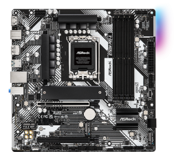 マザーボード ASRock B760M PLACA MAE ASROCK B760M PRO-A - INTEL 1200 - DDR5 - MATX - M.2