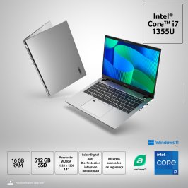 NOTEBOOK ACER TRAVELMATE TMP214-56-72UM INTEL CORE I7 1355U 16GB