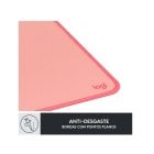 MOUSE PAD DESK MAT EXTRA GRANDE 30CM X 70CM ROSA LOGITECH