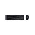 KIT TECLADO E MOUSE S/FIO MK220 PRETO LOGITECH