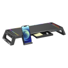 SUPORTE PARA MONITOR 4 USB BM-L100BK PRETO/RGB C3TECH