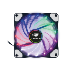 COOLER PARA GABINETE F9-L110M 12CM PRETO/LED INTERNO C3TECH