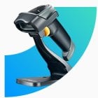 LEITOR DE CODIGO DE BARRAS AREA IMAGER ELGIN EL250 2D QR CODE USB PRETO COM PEDESTA