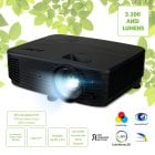 PROJETOR ACER VERO PD2327W WXGA (1280X800) / 3.200 LUMENS / HDMI / SPEAKER 5W / MAX 300 POL / PRETO