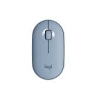 MOUSE OPTICO SEM FIO PEBBLE M350 AZUL ACINZENTADO LOGITECH