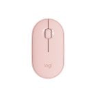 MOUSE OPTICO SEM FIO PEBBLE M350 ROSA LOGITECH